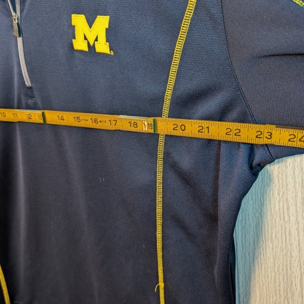 Michigan Wolverines NCAA Navy Blue PING Golf Athletic Pullover Mens Large - Picture 5 of 6